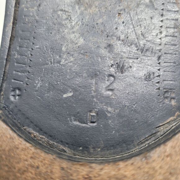 Salvatore FERRAGAMO "TRAMEZZA" Cap Toe Derby Oxfords Mens 12 D Made ITALY $1,490 - Picture 7 of 9